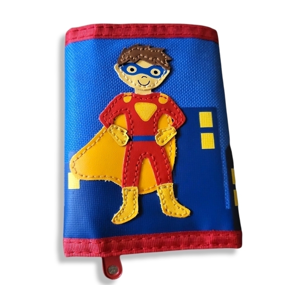Kids Velcro Wallet Superhero Wallet